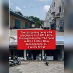 Tampak gudang beras milik pengusaha Ls di KM 7 Kota Tanjungpinang dan Toko beras milik Ls di KM 7 Kota Tanjungpinang. (F/ Potensi.news)