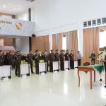 Upacara Pelantikan Jabatan Eselon ll dan lll di Wilayah Kejaksaan Tinggi Kepulauan Riau. (F/ Potensi.news)