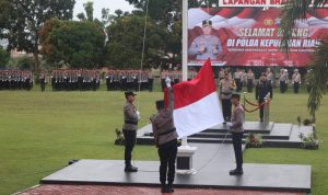Upacara Bendera dalam rangka Hari Kesadaran Nasional, yang dipimpin oleh Kapolda Kepri Irjen. Pol. Drs. Yan Fitri Halimansyah, M.H.