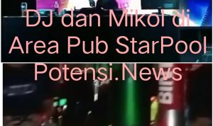 DJ memainkan musik dan minuman beralkohol di area StarPool/F.Potensi.news