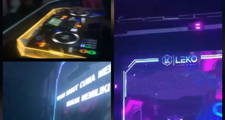 Suasana Leko Cafe di Jalan Aisyah Sulaiman Dompak kilometer 8, Tanjungpinang, Kepulauan Riau. (F/potensi.news)