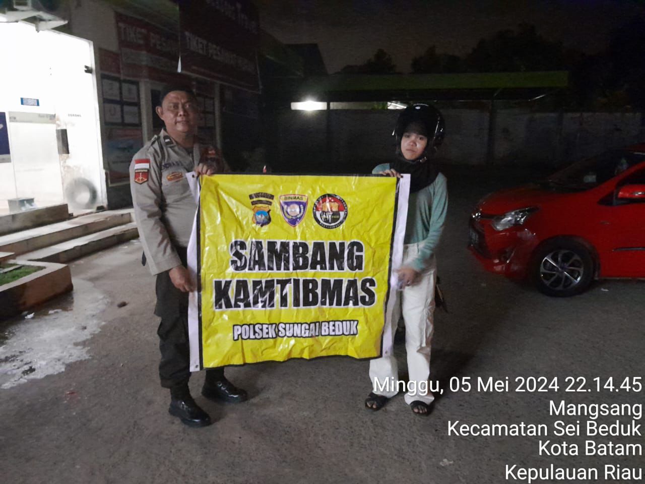 Polsek Sungai Beduk Laksanakan Patroli dan Sambang Dialogis.