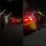 Warga bersama-sama polisi mengamankan oknum Ketua RT dan TI (f/potensi.news).