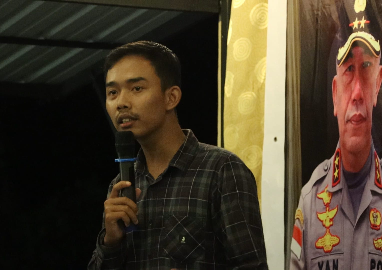 Menyambut HUT Bhayangkara ke-78, Polres Bintan Gelar Lomba Stand Up Comedy.