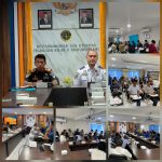 Kepala Kantor Kesyahbandaran dan Otoritas Pelabuhan (KSOP) kelas II Tanjungpinang, Ridwan Chaniago, M.Mar.E., dan Kepala Balai Kesehatan Kerja Pelayaran (BKKP) Dr. Anwarudin, S.T, M.T,  yang di wakili oleh dr. Alfian Husin, MARS., saat memaparkan didepan stakeholder pelayaran, operator kapal serta keagenan kapal. Dalam kegiatan sosialisasi Medical Check Up (MCU) Kesehatan Pelaut dan Tenaga Penunjang Keselamatan Pelayaran pada, Kamis (03/10/2024) bertempat di ruang rapat kantor KSOP Tanjungpinang, (F/Potensi.news).