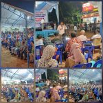 Acara silaturahmi dan Kampanye Dialogis Paslon Gubernur dan Wakil Gubernur (Kepri) nomor urut 2, HMR dan H Aunur Rafiq (Rudi- Rafiq/ 2R), di kawasan Pasar Tibancentre, Sekupang, Batam, Kepulauan Riau, (f/potensi.news).