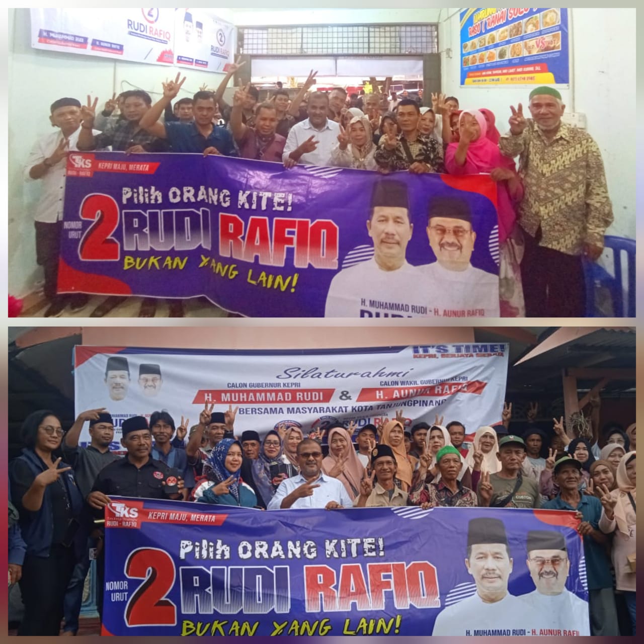 Tim Kerja Strategis (TKS) relawan pemenangan Rudi - Rafiq optimis pasangan nomor urut 2 memenangkan suara di wilayah Tanjungpinang - Bintan pada Pilkada Kepri yang akan berlangsung 27 November 2024 ini, (F/potensi.news).