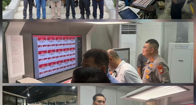 Pada hari selasa, 15 Oktober 2024, bertempat di PT Impera Pratama Indonesia, Kasubdit Audit Ditpamovit Polda Kepri, AKBP Syafruddin Dalimunthe, S.H., M.BA, selaku Kamin Ops OMP Seligi 2024 melaksanakan kegiatan pendampingan dan pengawalan proses produksi surat suara untuk Pemilihan Gubernur dan Wakil Gubernur Provinsi Kepulauan Riau tahun 2024, (f/potensi.news).