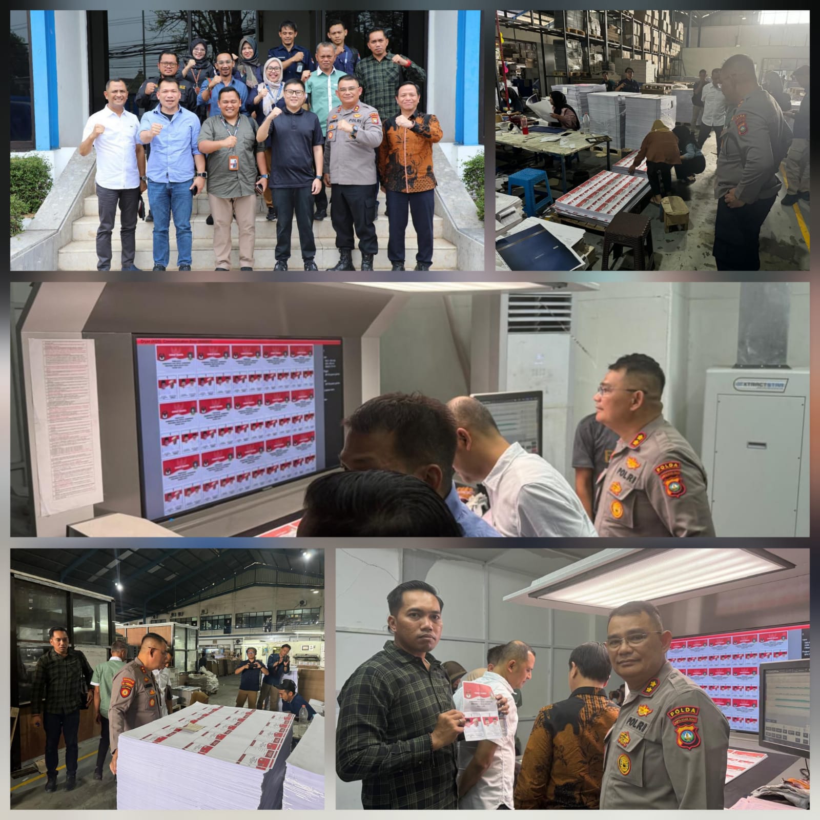 Pada hari selasa, 15 Oktober 2024, bertempat di PT Impera Pratama Indonesia, Kasubdit Audit Ditpamovit Polda Kepri, AKBP Syafruddin Dalimunthe, S.H., M.BA, selaku Kamin Ops OMP Seligi 2024 melaksanakan kegiatan pendampingan dan pengawalan proses produksi surat suara untuk Pemilihan Gubernur dan Wakil Gubernur Provinsi Kepulauan Riau tahun 2024, (f/potensi.news).