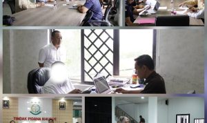 Tim Penyidik Pidsus Kejaksaan Tinggi Kepulauan Riau melakukan penahanan terhadap 2 (dua) orang Tersangka dalam Perkara Dugaan Tindak Pidana Korupsi Penyimpangan Penutupan Asuransi Aset PT. Pengusahaan Daerah Industri Pulau Batam/ PT. Persero Batam pada PT. Berdikari Insurance Cabang Batam 2012-2021, Kamis (17/10/2024). Adapun 2 (dua) orang tersangka tersebut adalah SS, S.E selaku Sekertaris Perusahaan (PT. Persero Batam) dan AMK selaku Pimpinan atau Kepala Cabang PT. Berdikari Insurance Cabang Batam, (f/potensi.news).