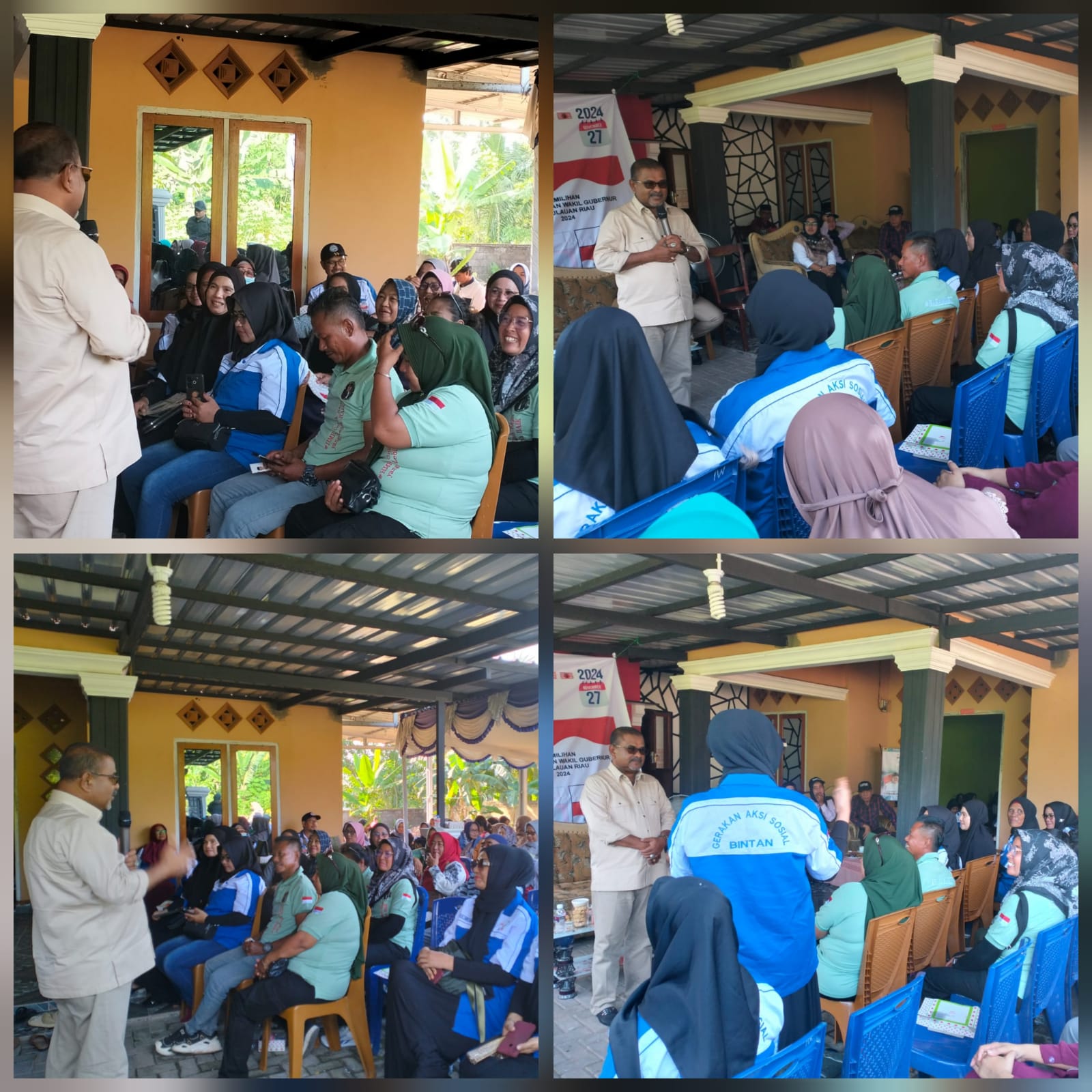 Mendengar curahan hati warga Kampung Lengkuas, RT/RW 001/002 Kijang Kota, Kecamatan Bintan Timur, terkait susahnya mengais lapangan kerja di Bintan, (f/Potensi.news).