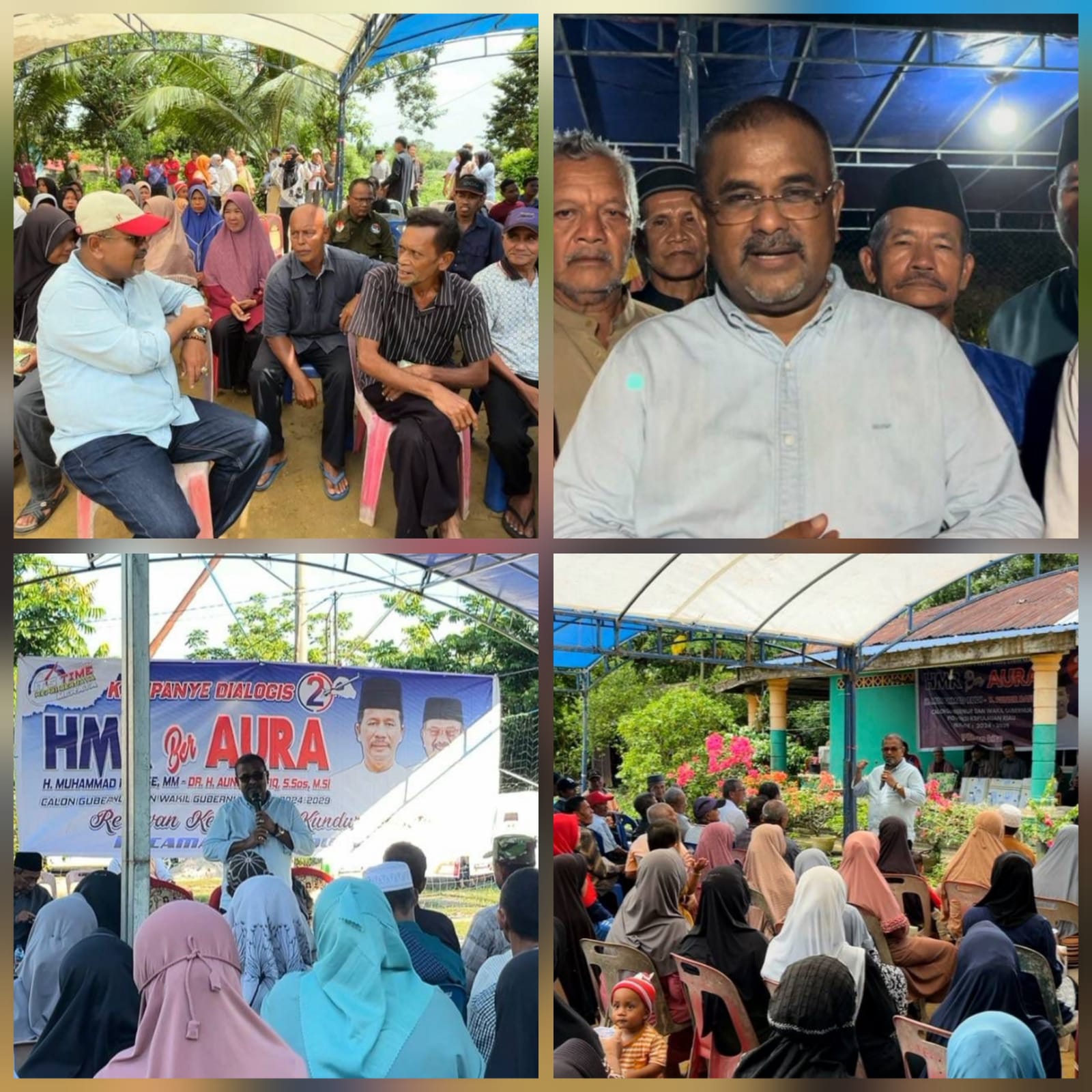 Calon Wakil Gubernur Kepri nomor urut 2, Aunur Rafiq, kampanye di Kecamatan Kundur Barat, yang mana, kegiatan kampanye dilakukan dari pagi hingga malam, agar dapat langsung bertatap muka dengan masyarakat, (Potensi.news).