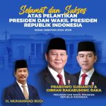 Cagub Kepri H. Muhammad Rudi memberikan ucapan selamat atas pelantikan Prabowo Subianto - Gibran Rakabuming Raka sebagai Presiden dan Wakil Presiden Republik Indonesia, (f/Potensi.news).