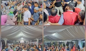 Silaturahmi dan Kampanye Dialogis Paslon Gubernur dan Wakil Gubernur Kepri, nomor urut 2, HMR dan H Aunur Rafiq (Rudi- Rafiq), di Kampungdalam, Baloiindah, Lubukbaja, Batam, Kepri, (F/potensi.news).