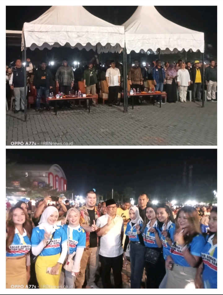 Disambut Meriah Oleh Warga Batam, Ansar–Nyanyang Hadiri Langsung Deklarasi Sekaligus Kampanye.