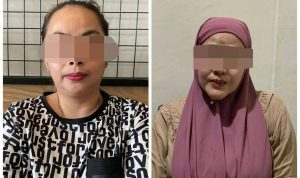 Pelaku kasus dugaan tindak pidana perlindungan Pekerja Migran Indonesia (PMI) non-prosedural yang berhasil diringkus Polda Kepri, (F/ist).