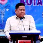 Penjabat (Pj) Wali Kota Lubuk Linggau, H Koimudin, menghadiri kegiatan pertemuan rutin TP PKK Tingkat Kota Lubuk Linggau tahun 2024 yang berlangsung di Op Room Moneng Sepati, Kantor Wali Kota Lubuk Linggau, (f/ist).