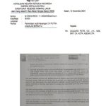 Terlihat lembaran surat permintaan audit yang dikeluarkan Kepolisian Daerah Kepulauan Riau (Polda Kepri), (F/istimewa).