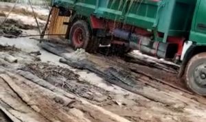 Terlihat aktivitas pekerja penambang pasir ilegal di wilayah Bintan, (F/Potensi.news).