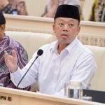 Menteri Agraria dan Tata Ruang/Kepala Badan Pertanahan Nasional (ATR/BPN), Nusron Wahid, mengusulkan pagu anggaran sebesar Rp10.608.191.532.000 untuk rencana kerja Kementerian ATR/BPN Tahun Anggaran 2027. Usulan tersebut disampaikan dalam Rapat Kerja (Raker) bersama Komisi II Dewan Perwakilan Rakyat Republik Indonesia (DPR RI) yang berlangsung di Gedung DPR RI, Jakarta, Kamis (11/06/2026). Foto: ATR/BPN.