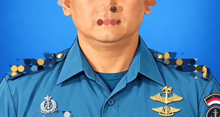 Foto ilustrasi: Seorang perwira TNI Angkatan Laut berpangkat Letkol Laut (P). Bagian wajah dan sejumlah identitas visual disamarkan sebagai bentuk perlindungan privasi serta kehati-hatian dalam penyajian pemberitaan. (F/Ilustrasi/Potensi.News)
